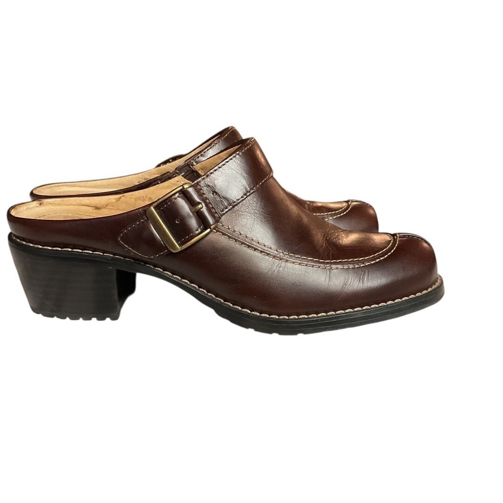 Red Wing Shoes Women's Brown Leather Slip-On Mules Size 7M